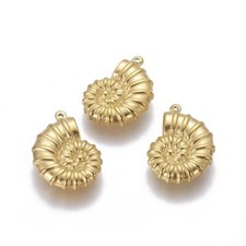 Schnecke Nautilus Edelstahl