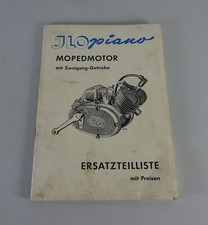 Teilekatalog / Ersatzteilliste ILO / JLO Mopedmotor Piano mit Zweigang-Getriebe
