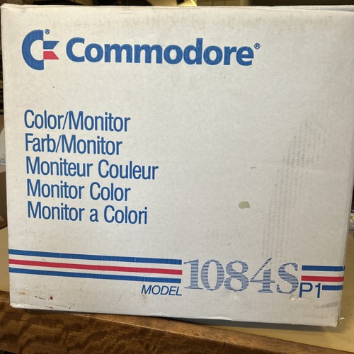 Commodore monitor 1084s karton - monitor,