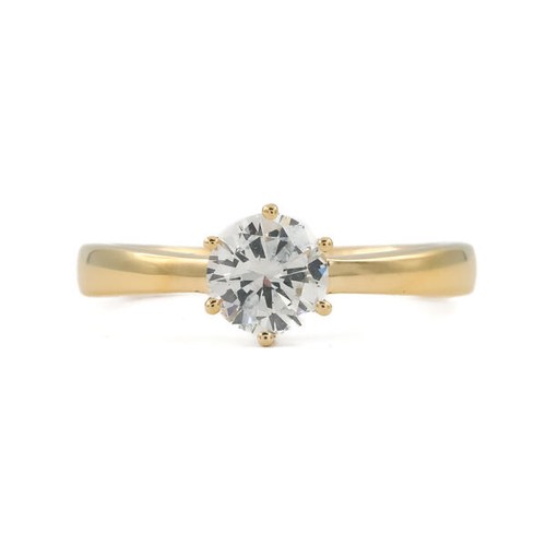 Ring mit diamant brillant - diamant,