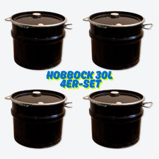 Hobbock 30L NEU 4er‑Set | Mengenrabatt 4/8/16/32 | lebensmittelecht & luftdicht