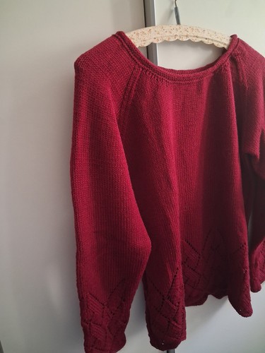 Handgestrickter damen pullover - handgestrickter,