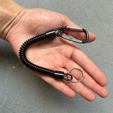 Elastic key fob, spiral