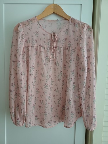 Semi transparente bluse mit - semi,