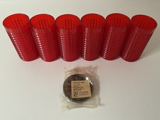 Set 6 Stück PLASTE Becher Rot