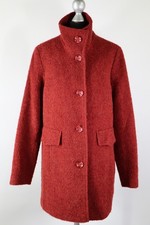 Fabiani roter Mantel Hebrst/Winter Gr.38/S Polyacryl/-ester Wolle Polyamid