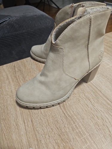 Rieker stiefelette beige - stiefelette,