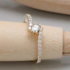 Ring Solitär Verlobung Damen