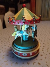 VINTAGE Spieluhr / Spieldose ENESCO "Carousel Waltz" / aus 1980 - siehe VIDEO