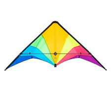Lenkdrachen HQ Delta Hawk Neon-Rainbow 146 cm Speed & Power Drachen HQ Kite