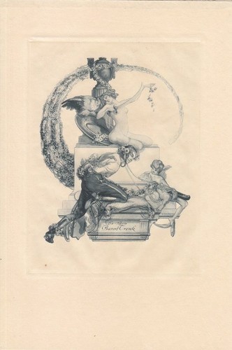 Exlibris bookplate - exlibris,