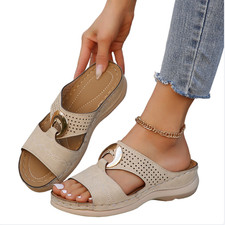 ModeDamen Pantoletten Sandalen