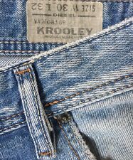 Auth. destroyed, ripped & stitched Diesel Krooley W30 L32 Skater Jeans -Safado