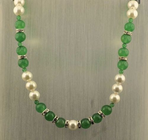 Set collier aventurin - set,