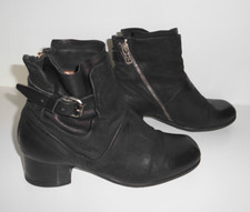 A.S.98 Stiefelette Leder Gr. 38 schwarz Stiefel - neue Absätze