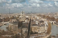 Postkarten - Postkarte - Frankreich - Paris - Skyline - bei Tag - unversandt -