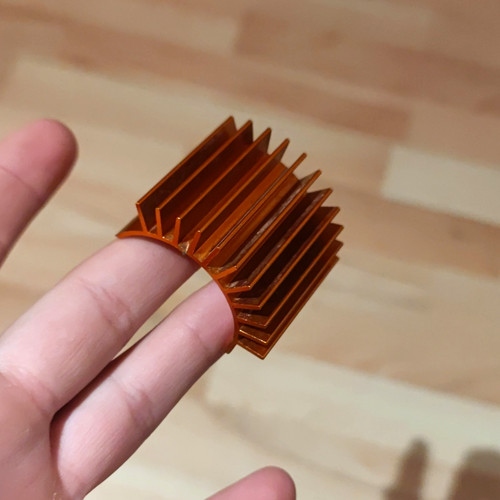 Orange alu kühlkörper - alu-kühlkörper, für