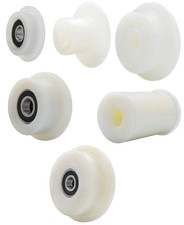 Kunststoff-Rollen mit Flansch Laufrolle Führungsrolle  Ø45 Ø53 Ø79 Ø83 Ø95 Ø143 