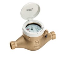 Kaltwasserzähler 1" 260mm lang Q3=10 - QN6,0 11/4" AG Uhr NEU geeicht 2025.