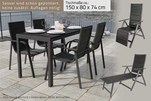 Alu gartensitzgruppe - alu,