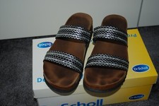 SCHOLL Dr. Pantolette, schwarz/ silber Gr. 38