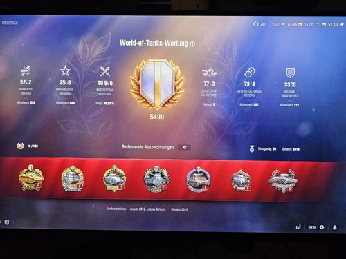 World tanks account viel - eu,