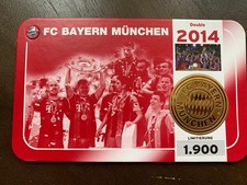 Medaille - Fc Bayern München - Double 2014 - Coin Card