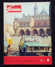 Der Deutsche Straßenverkehr 6/1974.  TEST Radialreifen Trabant, Wolga Konserv.