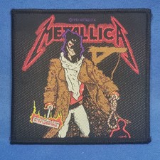 METALLICA Unforgiven Executioner 1993 Patch, 10cm x 9cm Vintage RARE, Never Used