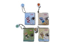 Nici 27439 Notizblock (Klein) 4er Set Motiv:  Elfen Anhänger Blumen Kettchen