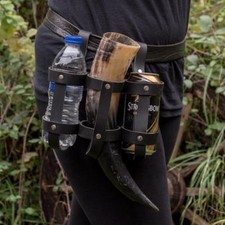 Leder Bier Dosenhalter Cowboy