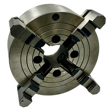 ø 200 mm 4-Backen-Planscheiben-Drehfutter mit einzeln zustellbaren Spannbacken