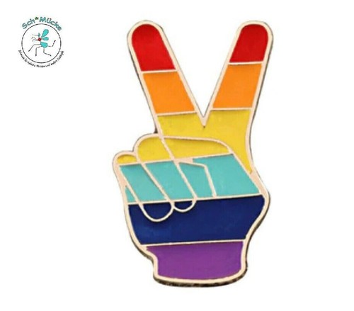 Anstecker regenbogen - anstecker,