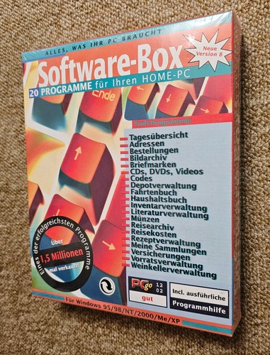 Software box vintage - software-box, retro
