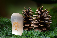 Selenit Turm Ganesha Deko