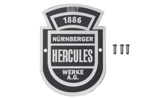 Typenschild für hercules mit - hercules,