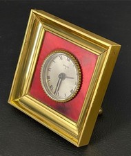 Vintage SWIZA Tischuhr, Wecker, 8 Tage Uhrwerk, 7,5 cm hoch (U 87)