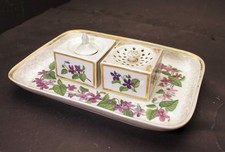 Antik Schreibzeug Porzellan