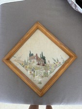 Stickbild Stickerei - vintage