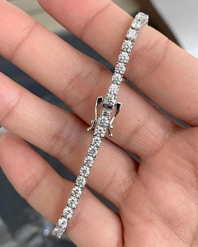 10k weißgold 27ct runder - 10k, 6,27ct