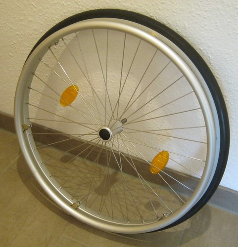 Rollstuhl ersatzrad notrad - ersatzrad,