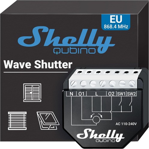 Shelly qubino wave shutter - shelly,