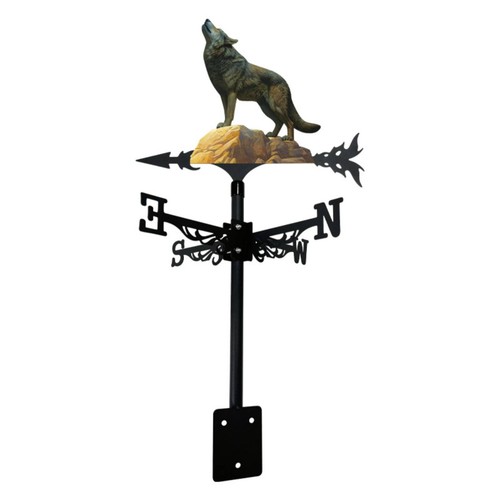 Metall wolf wetterfahne - wolf,
