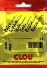 Clou 5g Beutelbeize Holzbeize Holz Beize Holzschutz Clou Pulverbeize