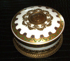 Rare antike, signierte Limoge