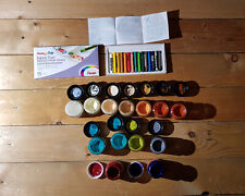 Pentel Stoffmalkreiden + Marabu Textilmalfarbe, Stoffmalfarbe 9+2(+2 Decor Lack)