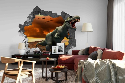 Dinosaurier durchbreche die - 3d,
