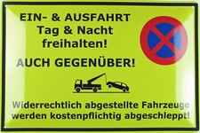 Blechschild 20x30cm gewölbt