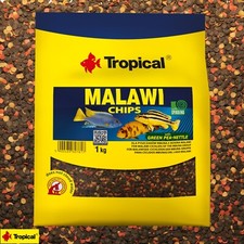 (28,00€/kg) Tropical Malawi Chips 1kg Beutel MBUNA-Gruppe Cichliden Nachfüllpack