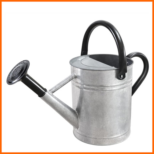 Gießkanne silber metall - gießkanne,